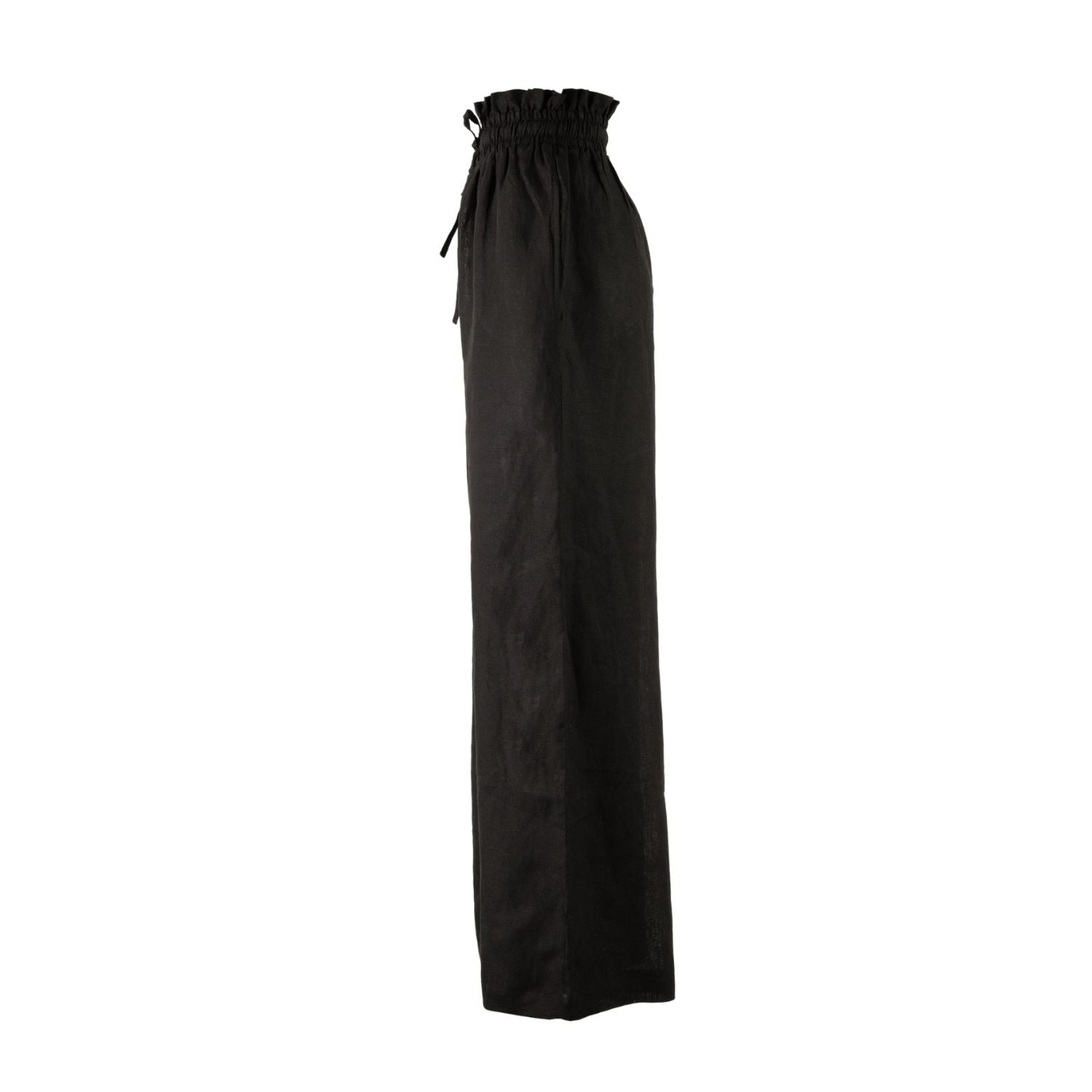 High Waisted Lounge Pant in Black