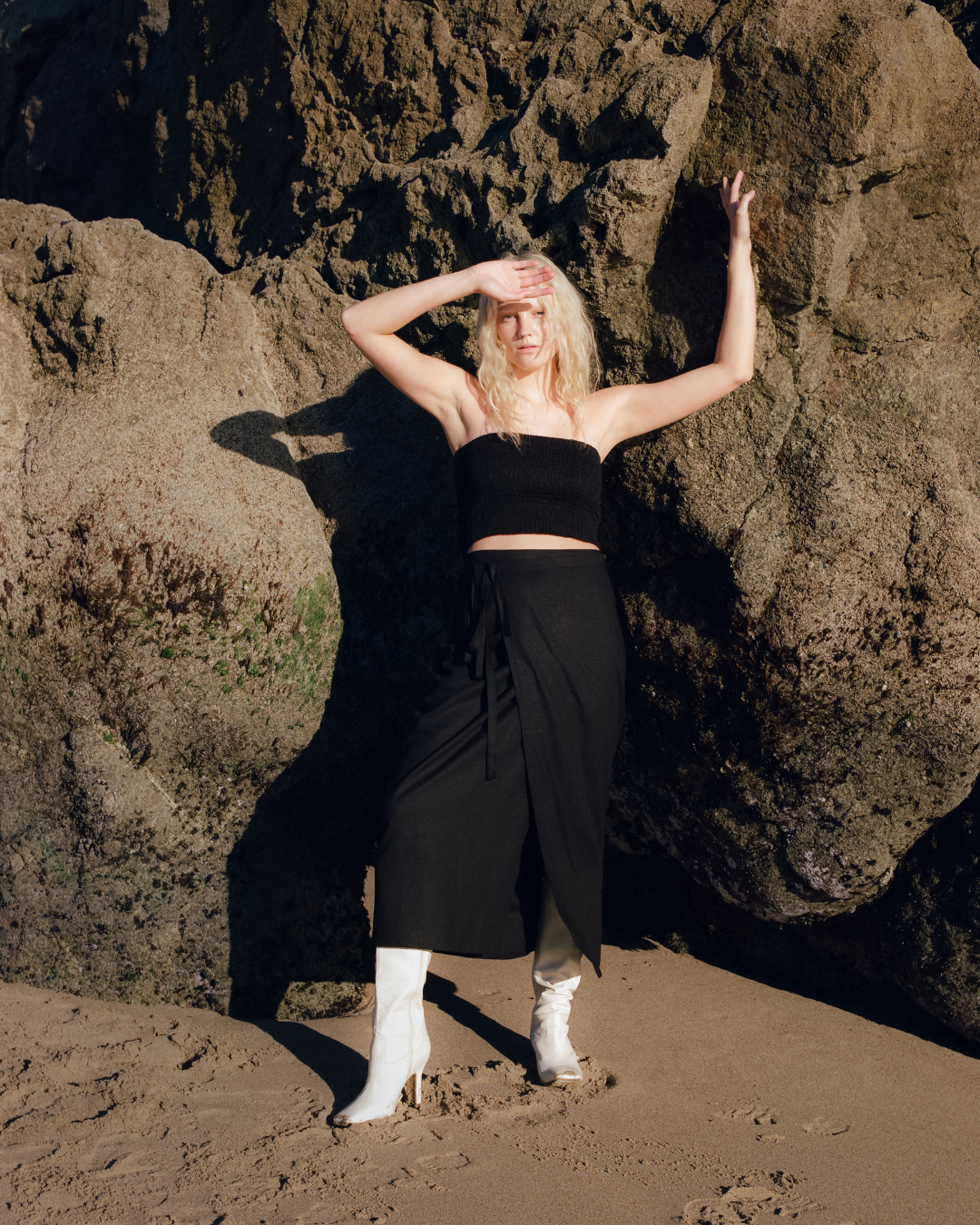 Wrap Skirt in Black